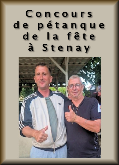 Concours de pétanque de la fête à Stenay